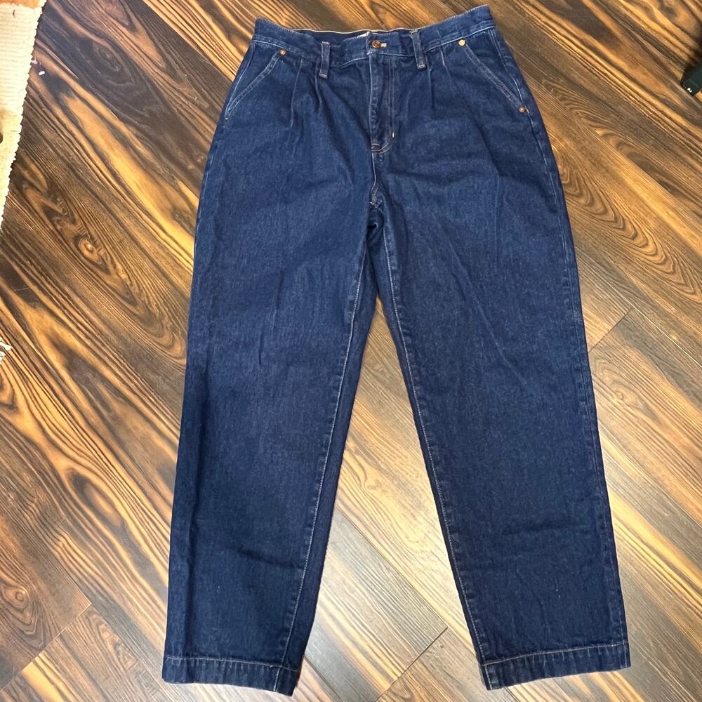Madewell Women's Straight Leg Jeans - Dark Blue